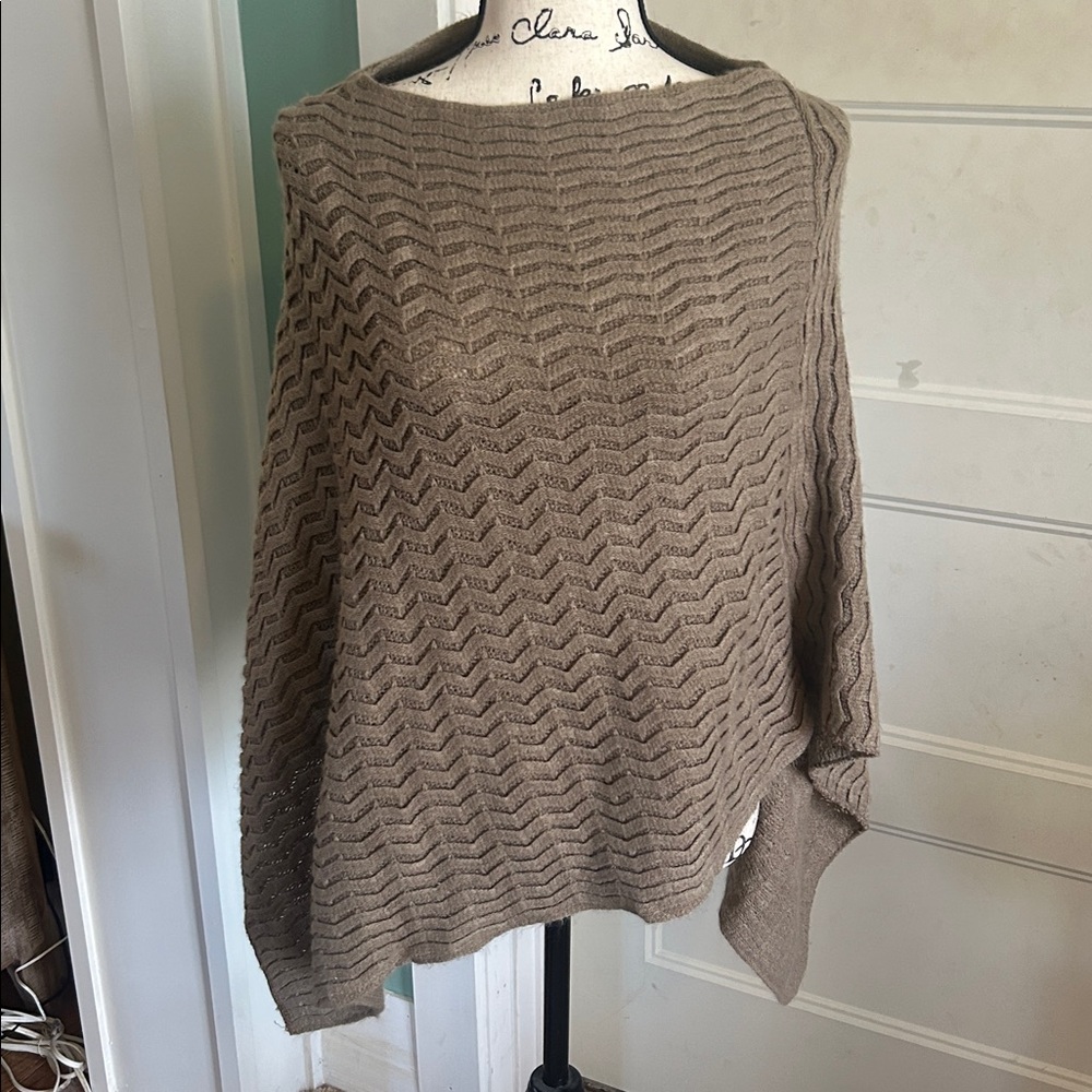Tan Women's Poncho